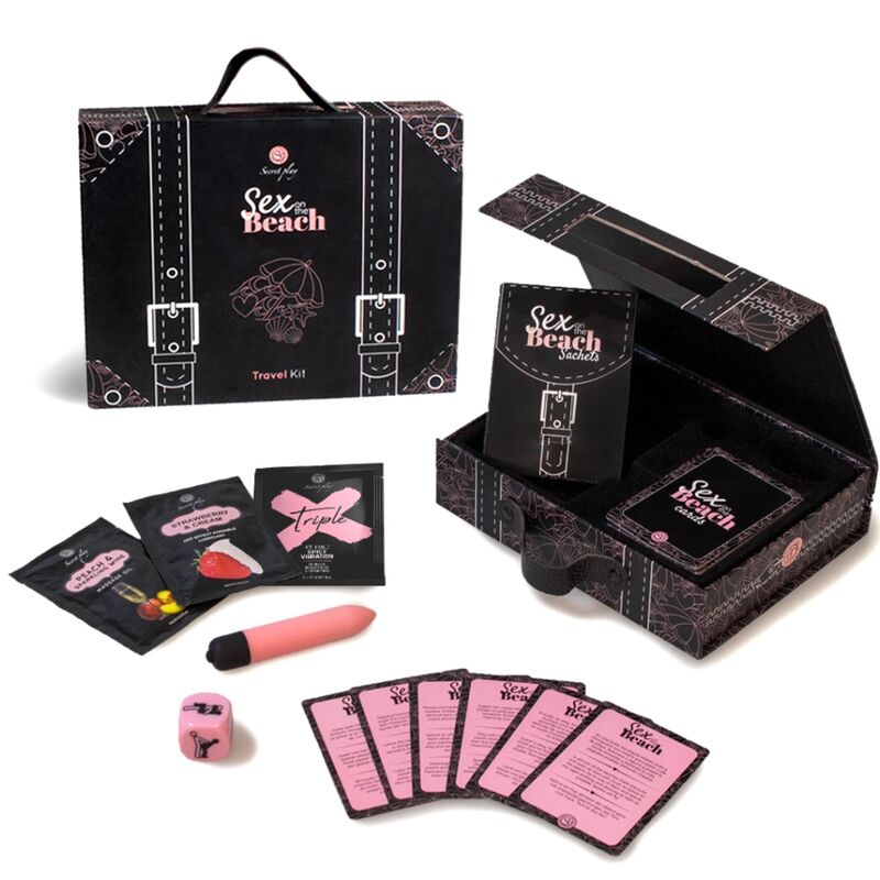 SECRETPLAY - KIT DA VIAGGIO SESSO IN SPIAGGIA (ES/EN/DE/FR/NL/PT) – Giochi di carte