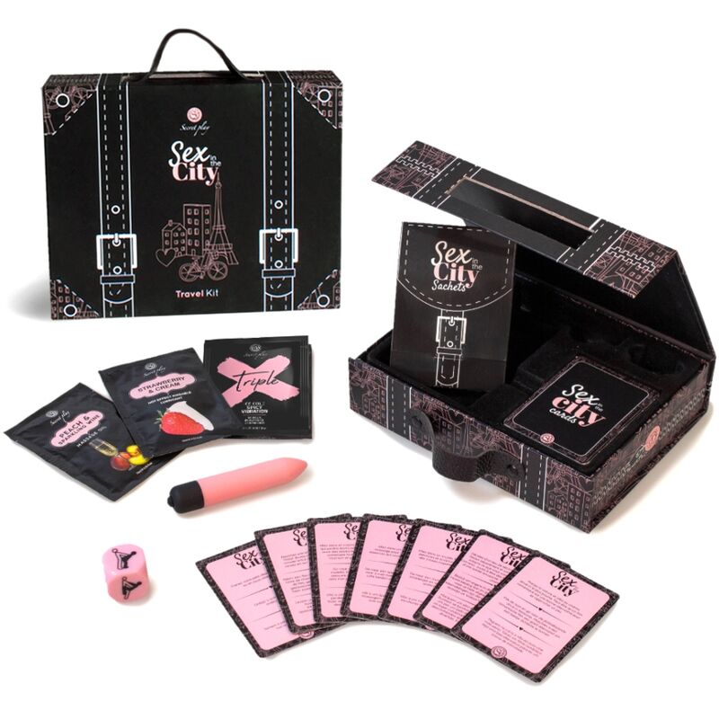 SECRETPLAY - KIT DA VIAGGIO SESSO IN CITTÀ (ES/EN/DE/FR/NL/PT) – Giochi di carte