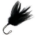 DARKNESS - PENNA STIMOLANTE NERA 17 CM – Boa e piume