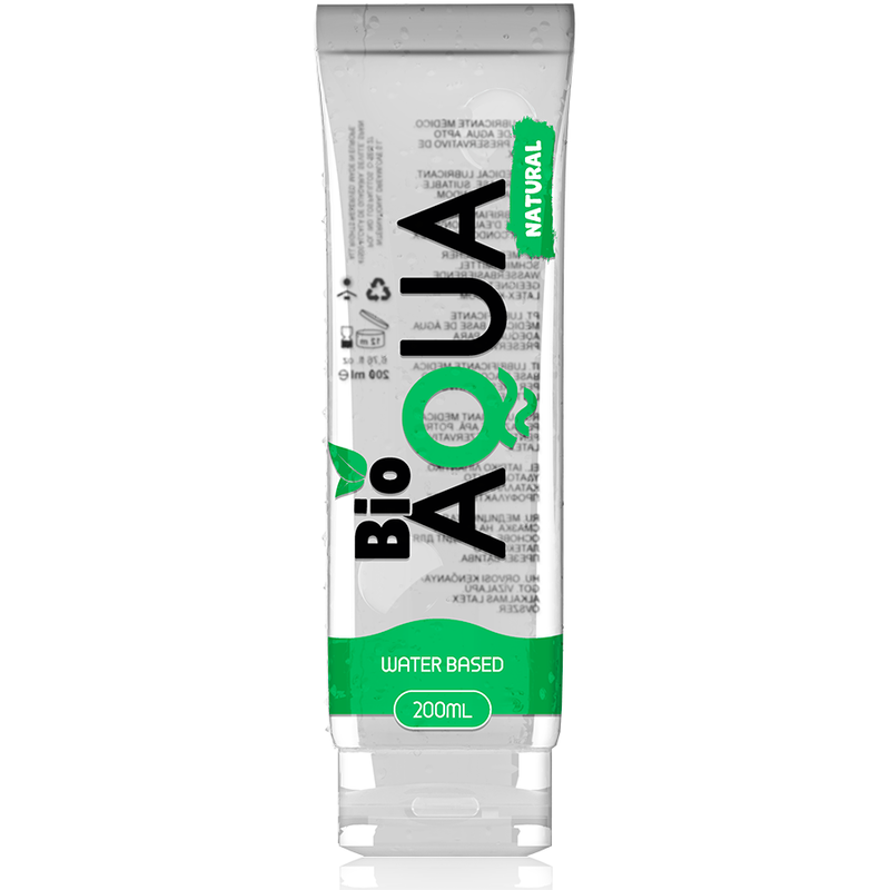 BIOAQUA - LUBRIFICANTE INGREDIENTI NATURALI A BASE ACQUA 200 ML – Biologico biologico