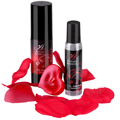 EXTASE SENSUAL - PETTO ROSSO DELLA TENTAZIONE – Kit per massaggi