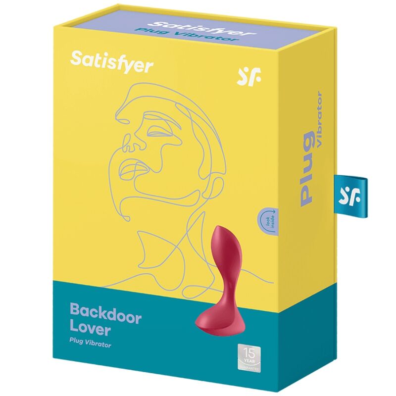 SATISFYER - SPINA VIBRANTE BACKDOOR LOVER ROSSO – Tappi anali – foto 4