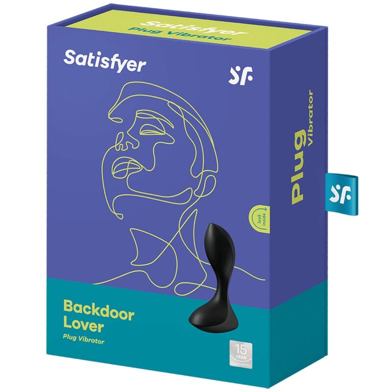SATISFYER - SPINA VIBRANTE BACKDOOR LOVER NERO – Tappi anali – foto 4