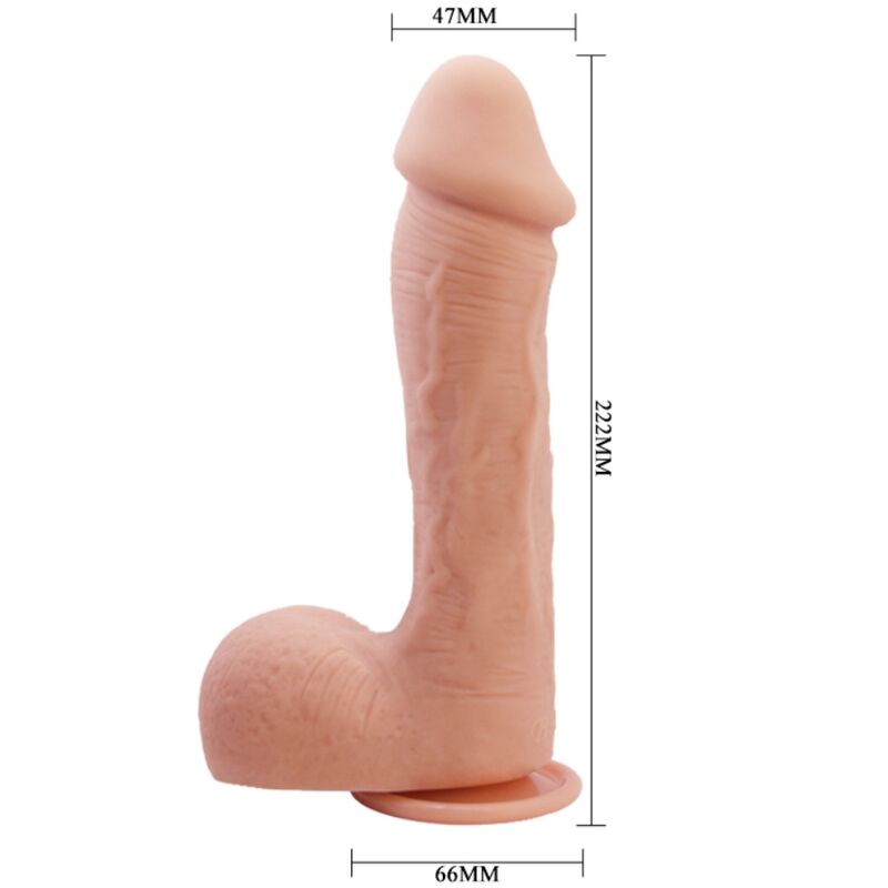BAILE - DILDO REALISTICO IN PELLE JOHNSON 22 CM – Falli senza vibrazioni – foto 2