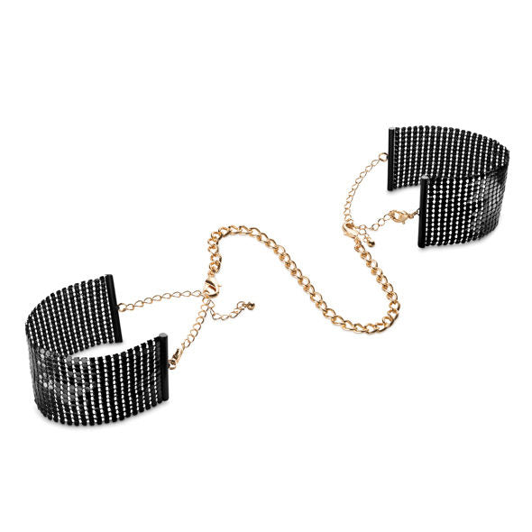 BIJOUX INDISCRETS - DÃSIR MÃTALLIQUE MANETTE IN RETE DI METALLO NERO – Mogli