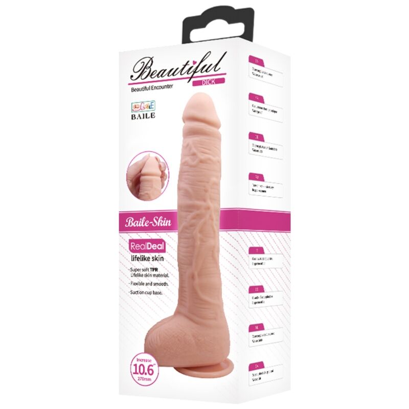 BAILE - DILDO REALISTICO FLESSIBILE – Falli senza vibrazioni – foto 8