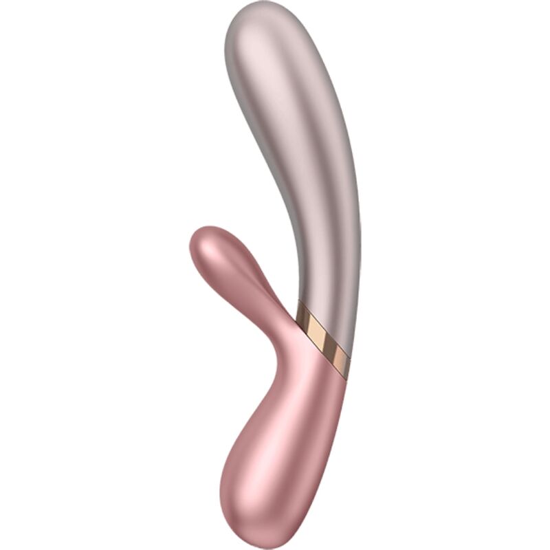 SATISFYER - VIBRATORE HOT LOVER ROSA & BEIGE – Rotatori vibranti – foto 2