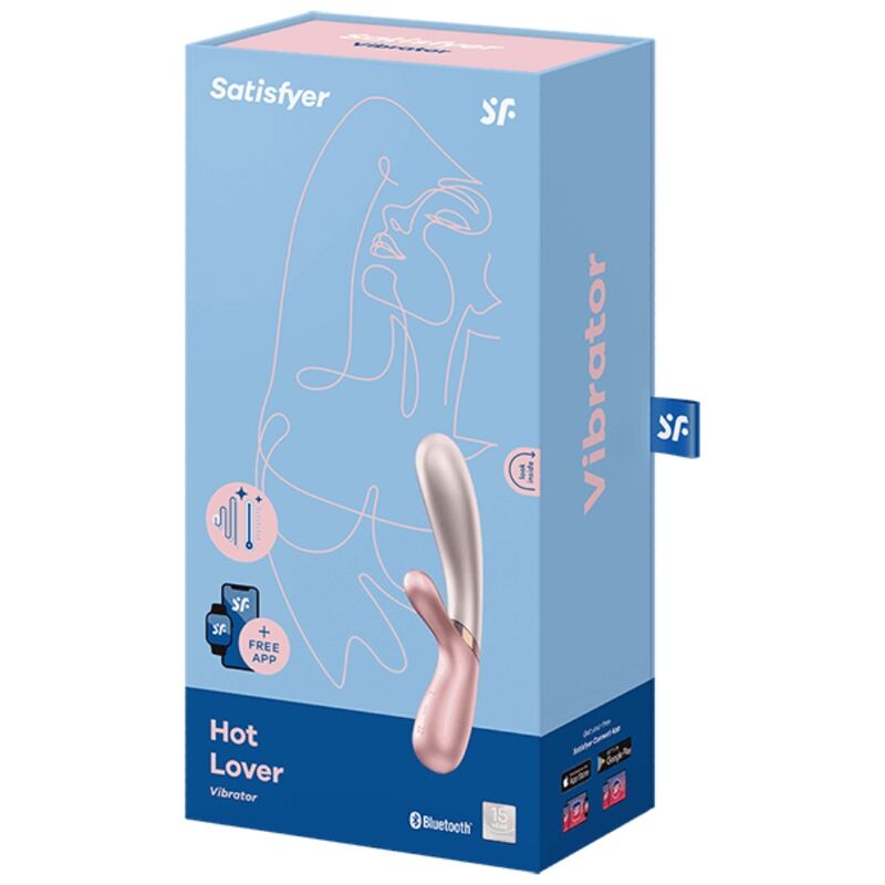 SATISFYER - VIBRATORE HOT LOVER ROSA & BEIGE – Rotatori vibranti – foto 4