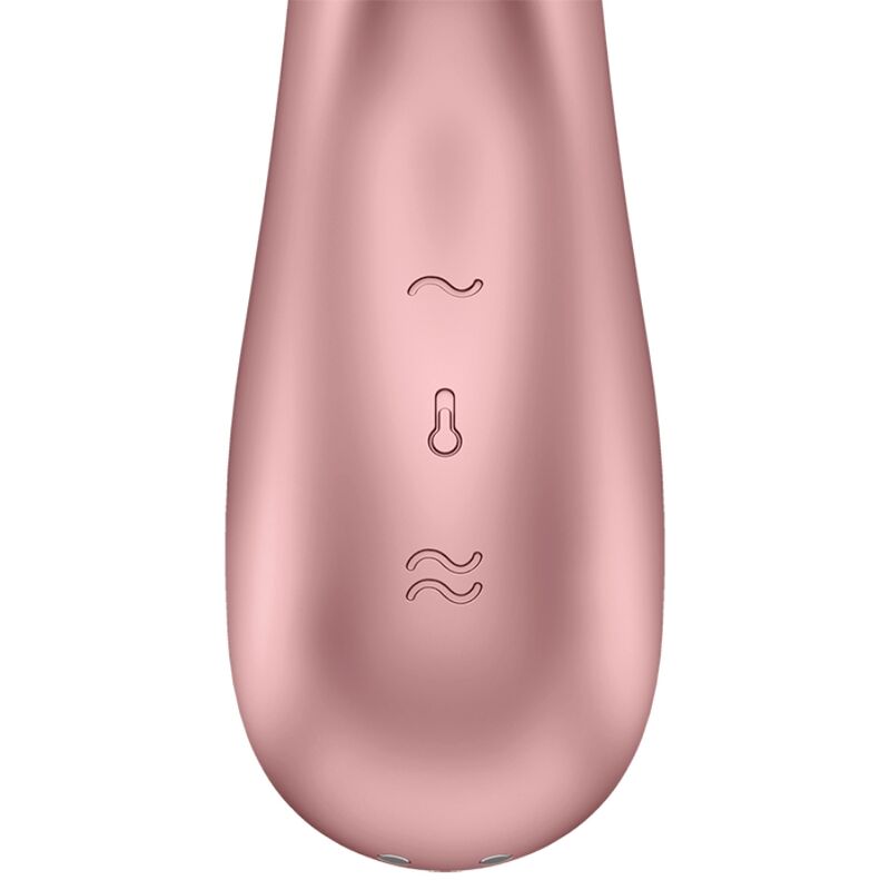 SATISFYER - VIBRATORE HOT LOVER ROSA & BEIGE – Rotatori vibranti – foto 3