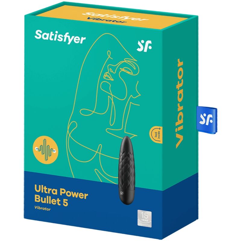 SATISFYER - BULLET ULTRA POWER 5 NERO – Proiettili vibranti – foto 3