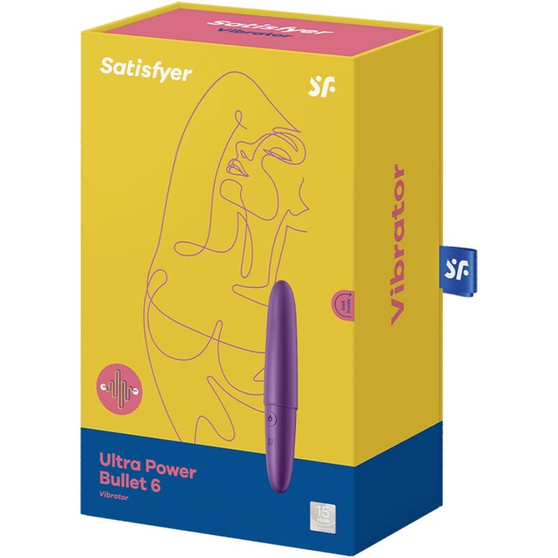 SATISFYER - ULTRA POWER BULLET 6 VIOLA – Proiettili vibranti – foto 3
