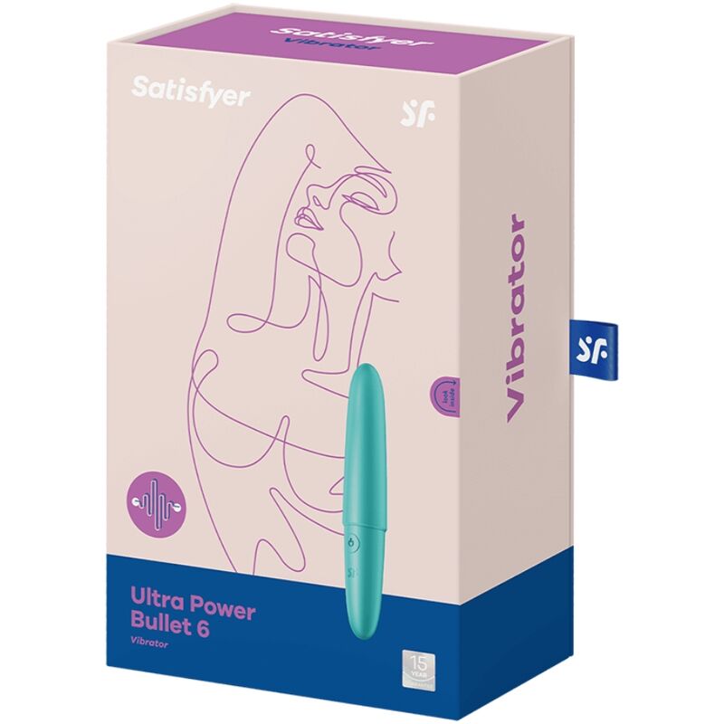 SATISFYER - ULTRA POWER BULLET 6 TURCHESE – Proiettili vibranti – foto 3