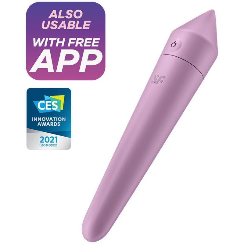 SATISFYER - ULTRA POWER BULLET 8 LILLA – Vibratori con APP
