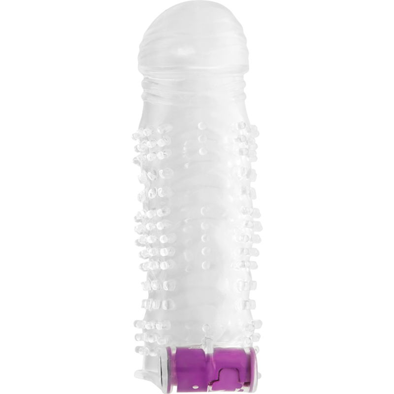 OHMAMA - GUAINA STRUTTURATA PER IL PENE CON PROIETTILE VIBRANTE – Copri pene con estensione