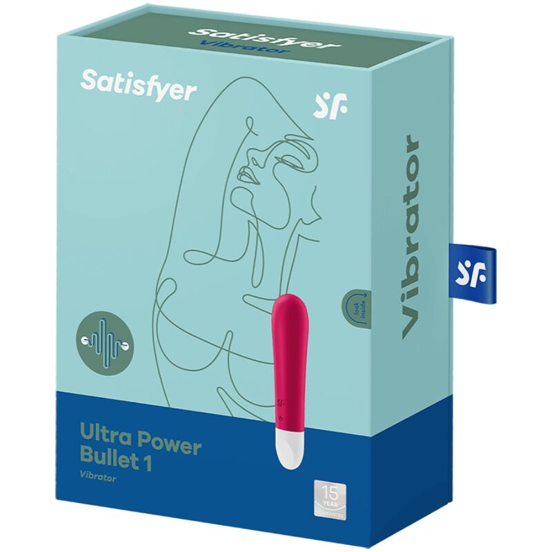 SATISFYER - BULLET ULTRA POWER 1 ROSSO – Mini vibratori – foto 3