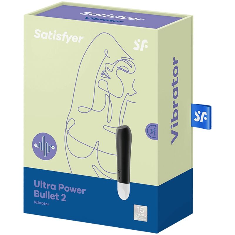 SATISFYER - ULTRA POWER BULLET 2 NERO – Proiettili vibranti – foto 3