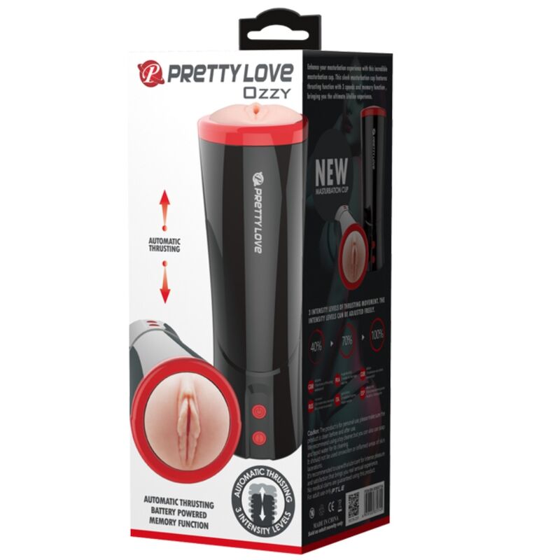 PRETTY LOVE - MASTURBATORE MULTIFUNZIONE OZZY – Vagine con vibrazione – foto 5