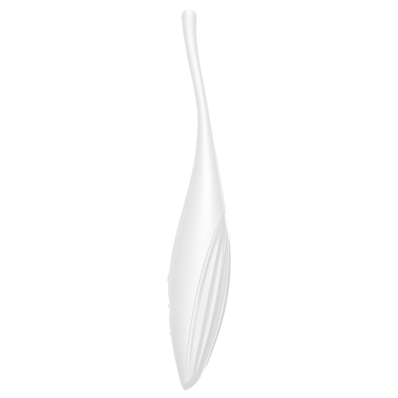 SATISFYER - VIBRATORE TWIRLING JOY CLIT TIP BIANCO – Vibratori con APP – foto 2
