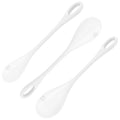 SATISFYER - SET DA ALLENAMENTO YONI POWER 1 BIANCO – Sfere di silicone