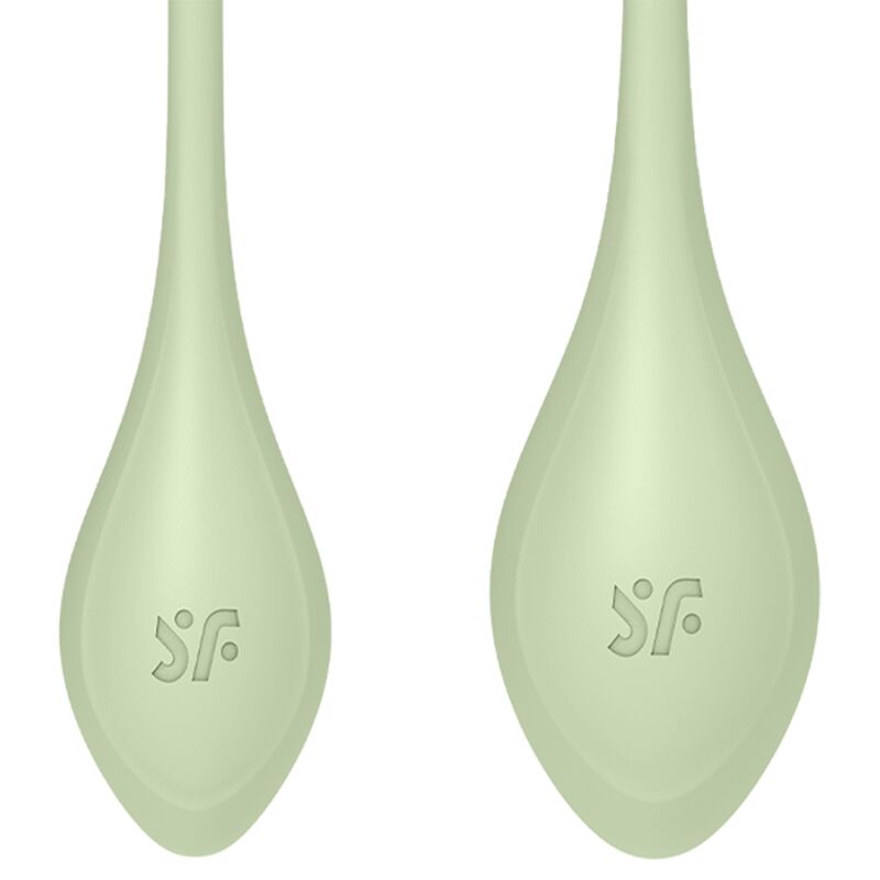 SATISFYER - SET DA ALLENAMENTO YONI POWER 2 VERDE – Sfere di silicone – foto 2