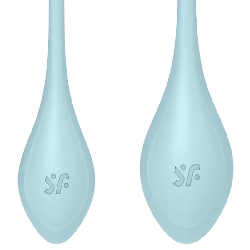 SATISFYER - SET DA ALLENAMENTO YONI POWER 2 BLU – Sfere di silicone – foto 2