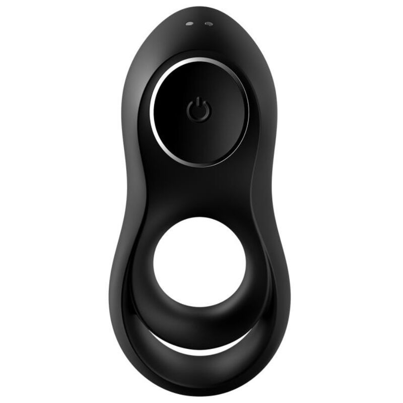 SATISFYER - VIBRATORE AD ANELLO DUO LEGGENDARIO NERO – Cockring con vibrazione – foto 3