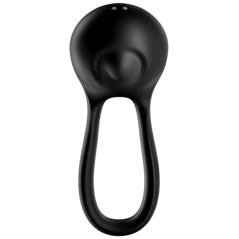 SATISFYER - VIBRATORE AD ANELLO MAJESTIC DUO NERO – Cockring con vibrazione – foto 2