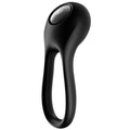 SATISFYER - VIBRATORE AD ANELLO MAJESTIC DUO NERO – Cockring con vibrazione