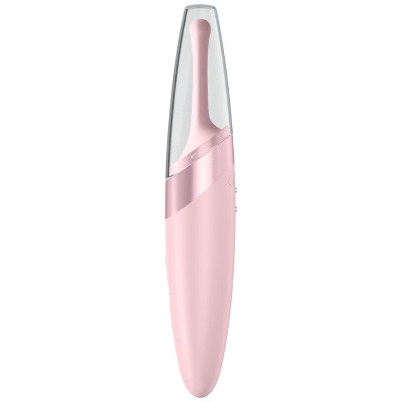 SATISFYER - VIBRATORE TWIRLING DELIGHT CLIT TIP ROSA – Per il clitoride – foto 2