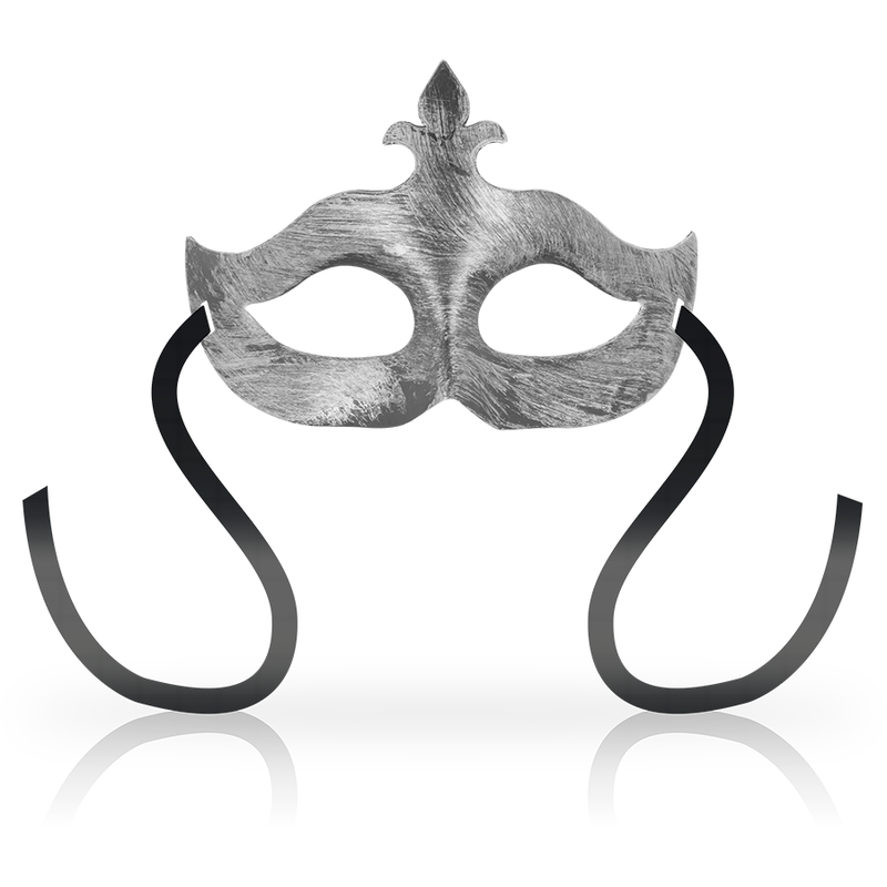 OHMAMA - MASCHERE MASCHERA FIORE DE LIS ARGENTO – Maschere Veneziane