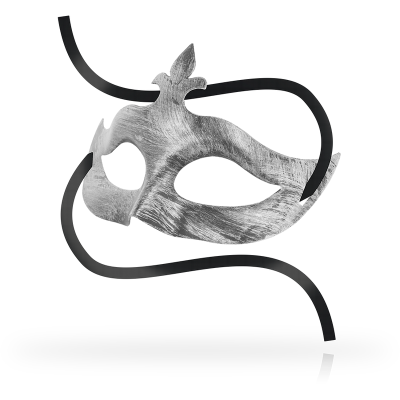 OHMAMA - MASCHERE MASCHERA FIORE DE LIS ARGENTO – Maschere Veneziane – foto 2