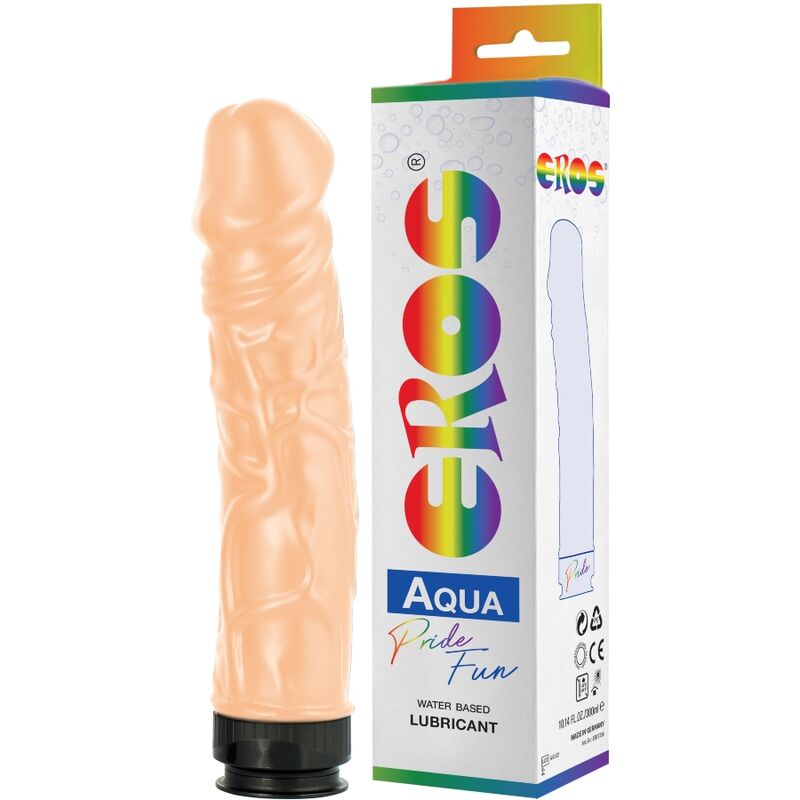 PRIDE - EROS AQUA LGBT PRIDE DILDO E LUBRIFICANTE A BASE D''ACQUA – Peni realistici