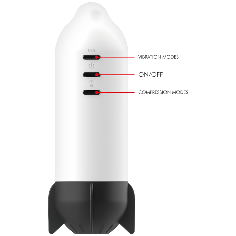 JAMYJOB - ROCKET MASTURBATOR TECNOLOGIA DI COMPRESSIONE MORBIDA E VIBRAZIONE – Masturbatore automatico – foto 9