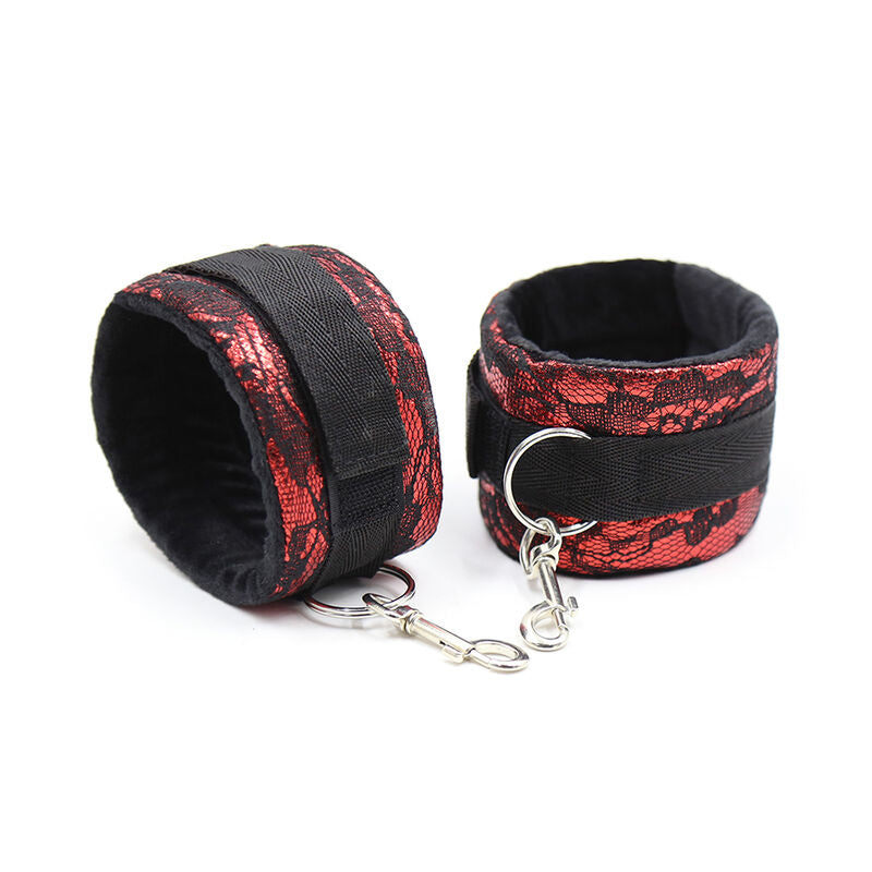 OHMAMA FETISH - MANETTE IN VELLUTO CON NASTRO IN NYLON – Mogli