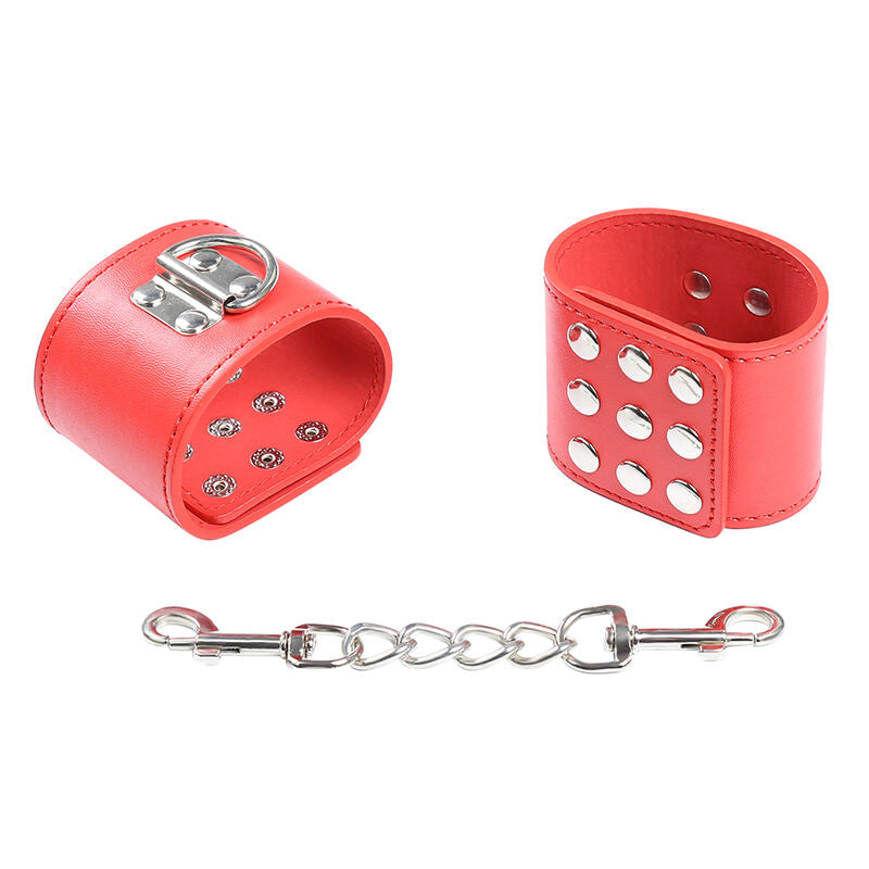 OHMAMA FETISH - MANETTE ROSSE CON CHIUSURA A SCATTO – Mogli – foto 2