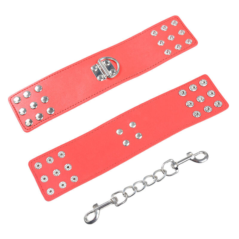 OHMAMA FETISH - MANETTE ROSSE CON CHIUSURA A SCATTO – Mogli – foto 3