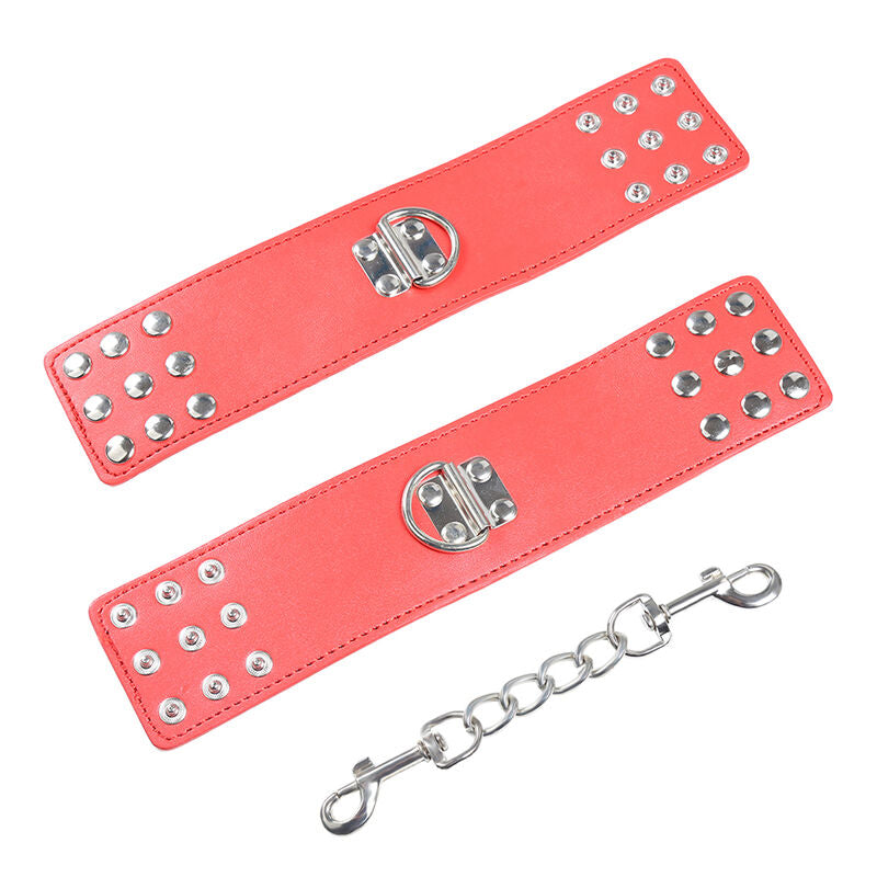 OHMAMA FETISH - MANETTE ROSSE CON CHIUSURA A SCATTO – Mogli – foto 4