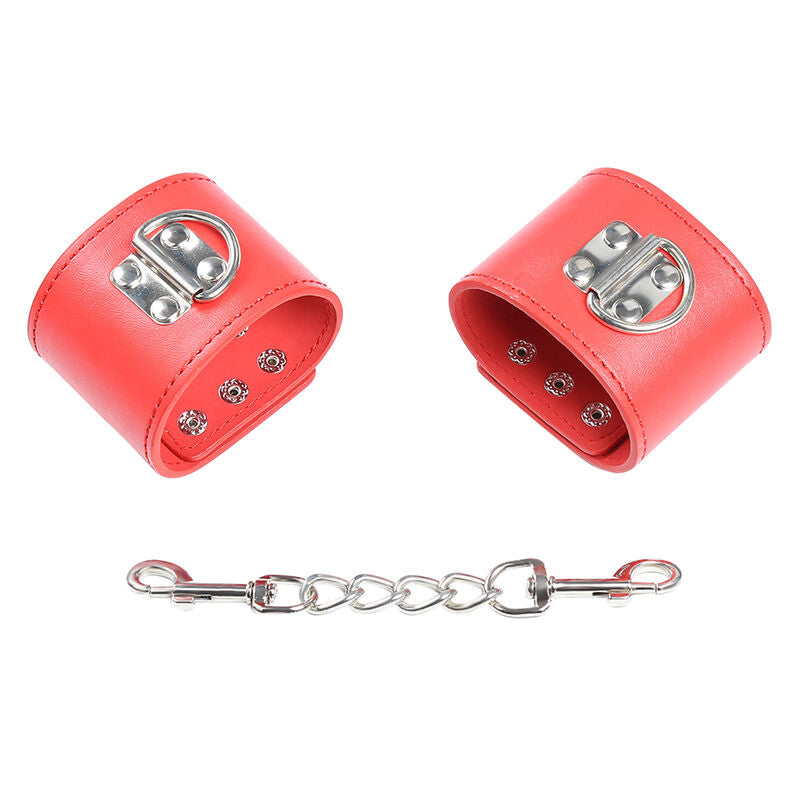 OHMAMA FETISH - MANETTE ROSSE CON CHIUSURA A SCATTO – Mogli – foto 8