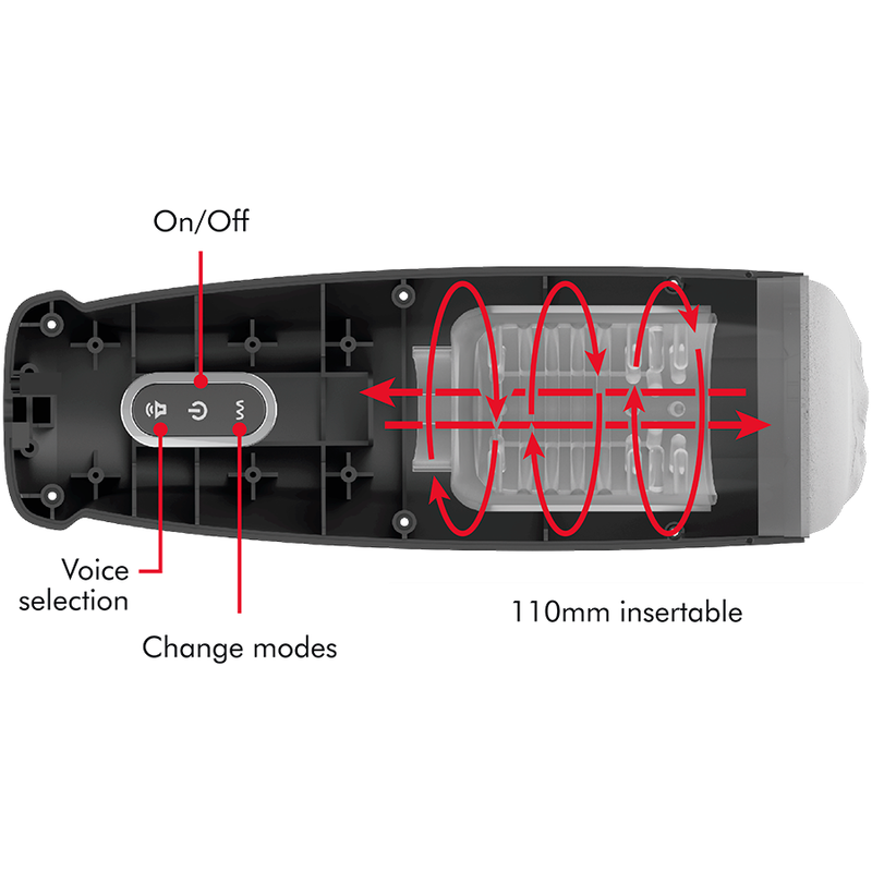 JAMYJOB - TORNADO 360 ROTATE TECH STROKER – Vagine con vibrazione – foto 5