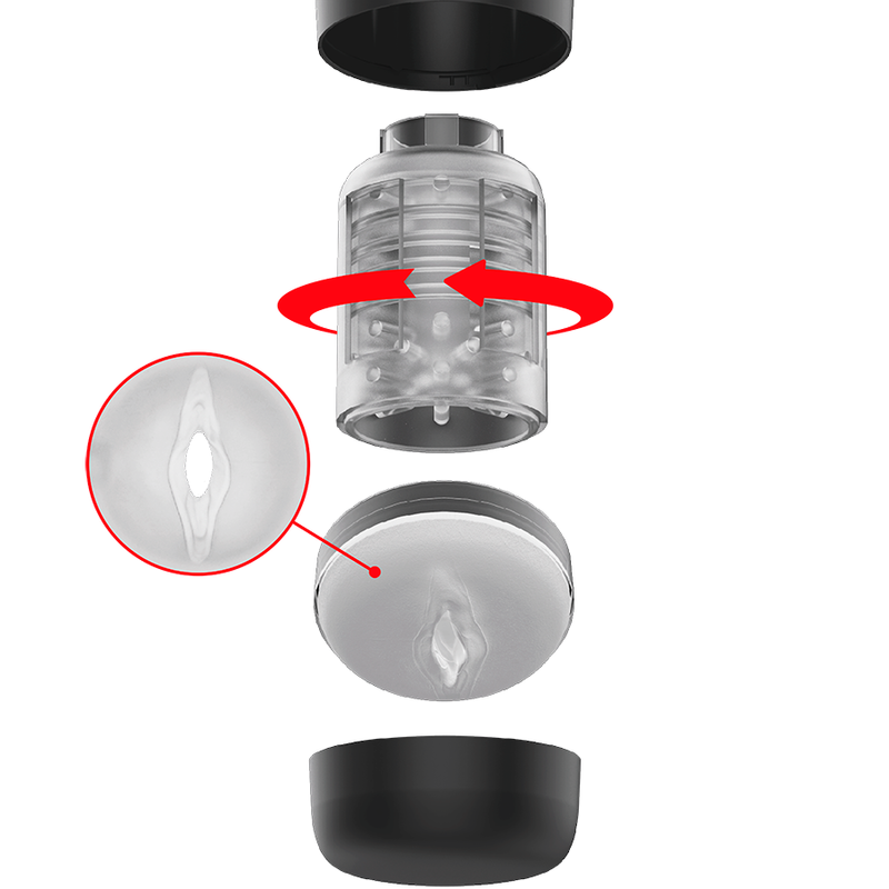 JAMYJOB - TORNADO 360 ROTATE TECH STROKER – Vagine con vibrazione – foto 8