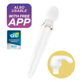 SATISFYER - APP DOUBLE WANDER BIANCO – Vibratori con APP