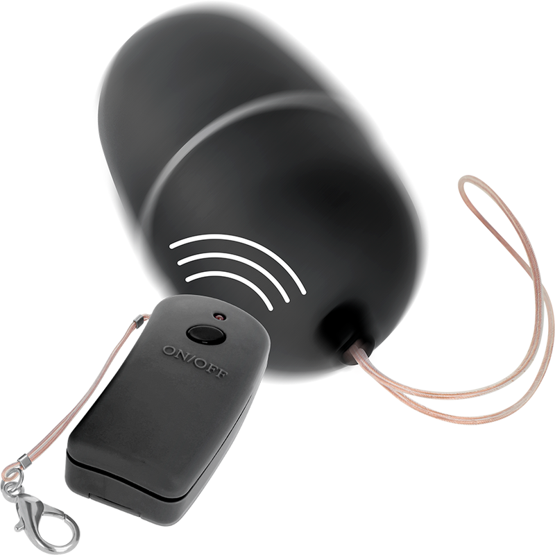 ONLINE - UOVO VIBRANTE CON TELECOMANDO NERO – Telecomando