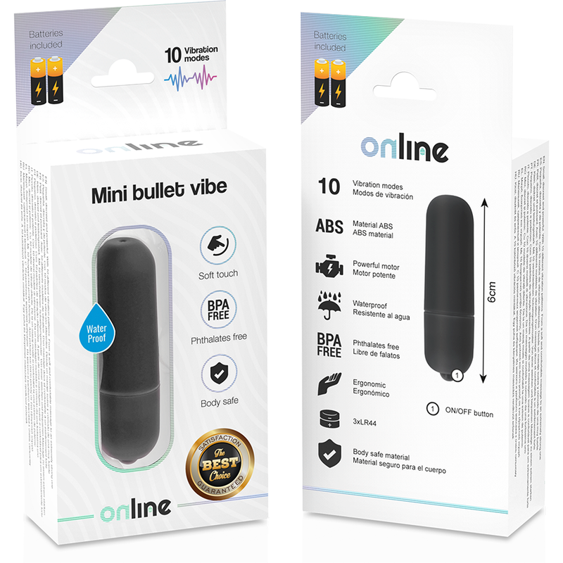 ONLINE - MINI PROIETTORE VIBRANTE NERO – Mini vibratori – foto 4