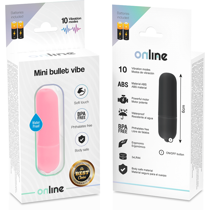 ONLINE - MINI PROIETTORE VIBRANTE ROSA – Mini vibratori – foto 4