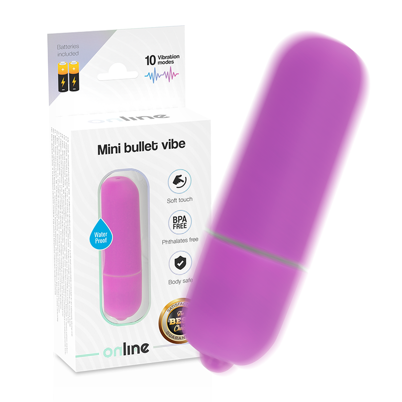 ONLINE - MINI PROIETTORE VIBRANTE LILLA – Mini vibratori – foto 2
