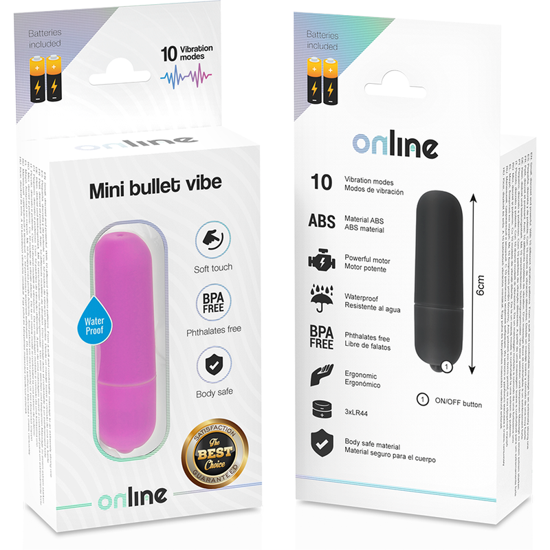 ONLINE - MINI PROIETTORE VIBRANTE LILLA – Mini vibratori – foto 4