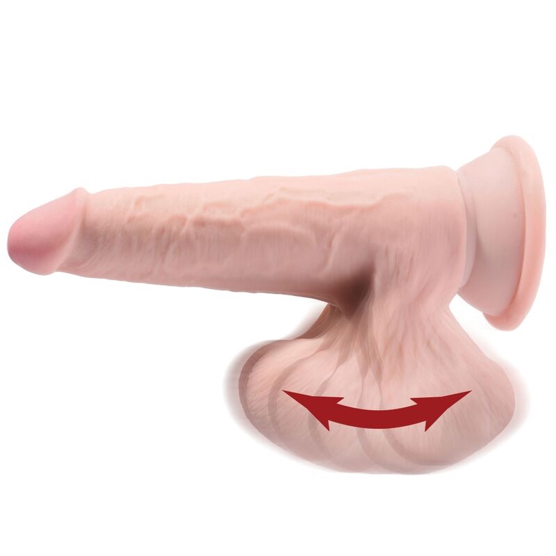 KING COCK - PLUS 3D DILDO SFERE OSCILLANTI 20.3 CM – Peni realistici – foto 4
