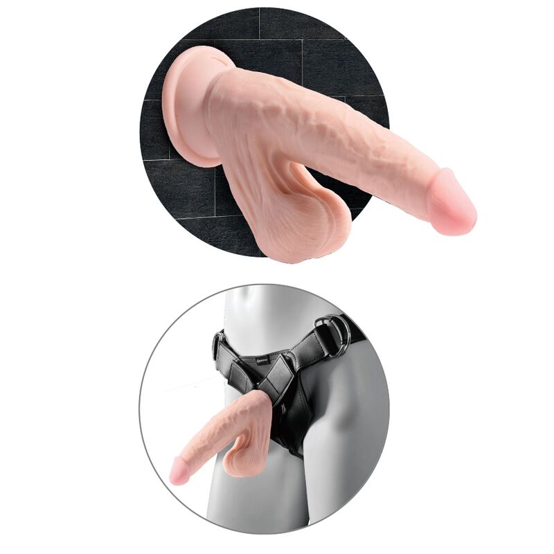 KING COCK - PLUS 3D DILDO SFERE OSCILLANTI 20.3 CM – Peni realistici – foto 5
