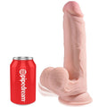 KING COCK - PLUS 3D DILDO SFERE OSCILLANTI 20.3 CM – Peni realistici