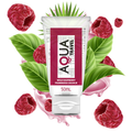 AQUA TRAVEL - LUBRIFICANTE A BASE ACQUA AL GUSTO DI LAMPONE SELVATICO - 50 ML – Con sapori deliziosi